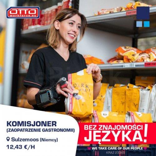 Kompletowanie zamówień dla gastronomii. 12?/h(Niemcy)!